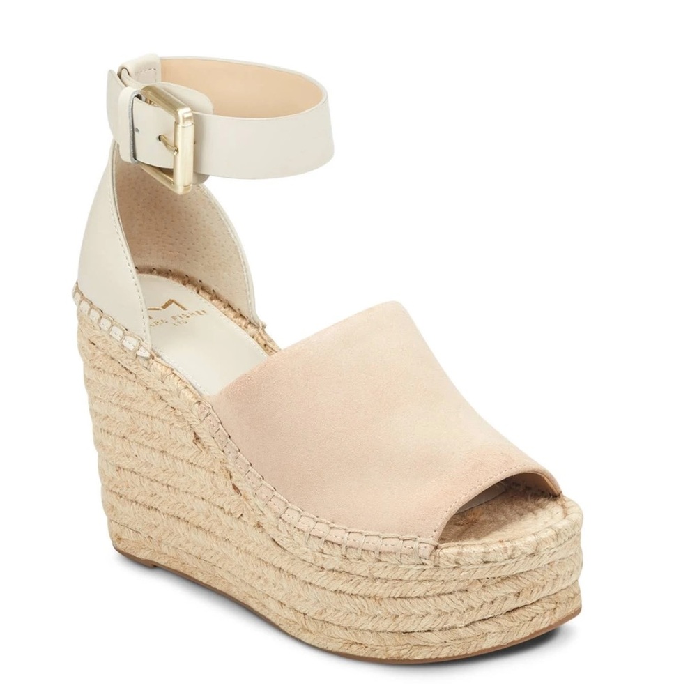 Mark fisher espadrille wedge sandals